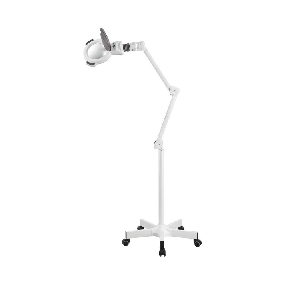 LUPA 5 AUMENTOS + PIE CON RUEDAS