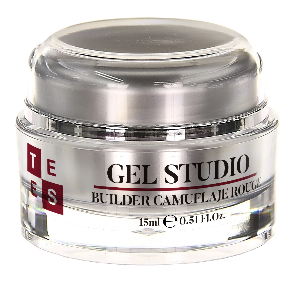 Gel Uñas Tees Studio Builder Camuflaje Rouge 15ML